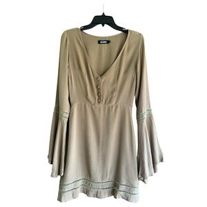 Missguided Bell Sleeve Mini Dress – Size US 4 / AUS 8